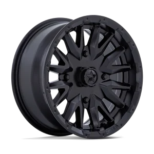 MSA Offroad Wheels – M49 CREED – Black – 14″x7″ 10mm – All weather Wheels – MA049MX14704810